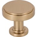 Jeffrey Alexander 114 Diameter Satin Bronze Richard Cabinet Knob 171SBZ